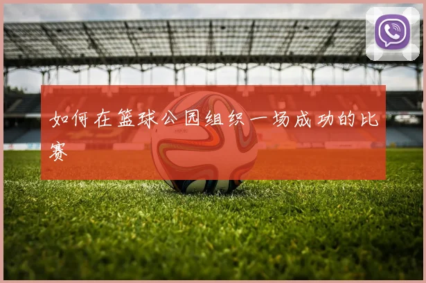 如何在篮球公园组织一场成功的比赛